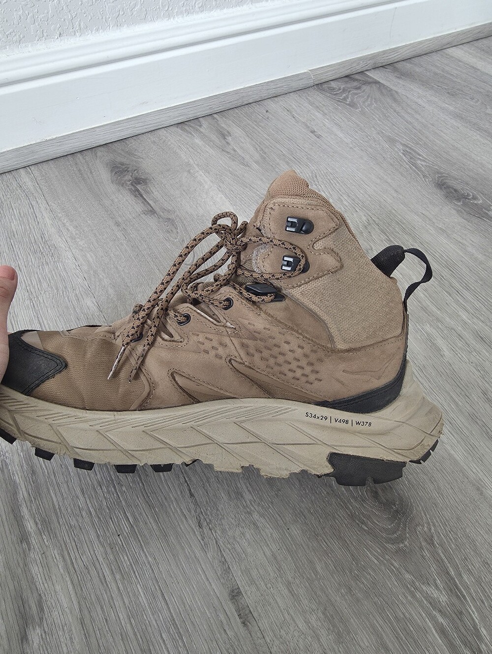 HOKA One One Women's Anacapa Mid GTX Hiking Boots Size 7 B - Picture 6 of 8